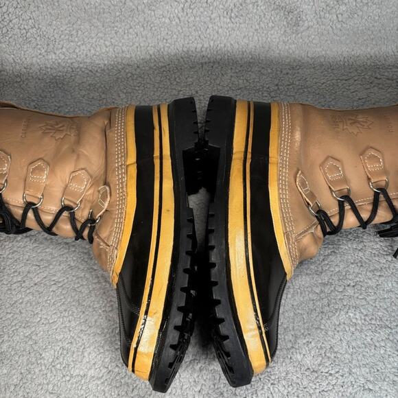 Sorel Caribou Boots Mens 11 Virgin Wool Insulated Kaufman Made in Canada Winter - Picture 8 of 12